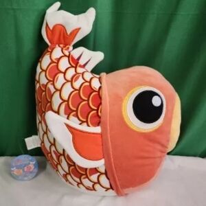 Red Koi Fish Plush- Stuffed Fish
